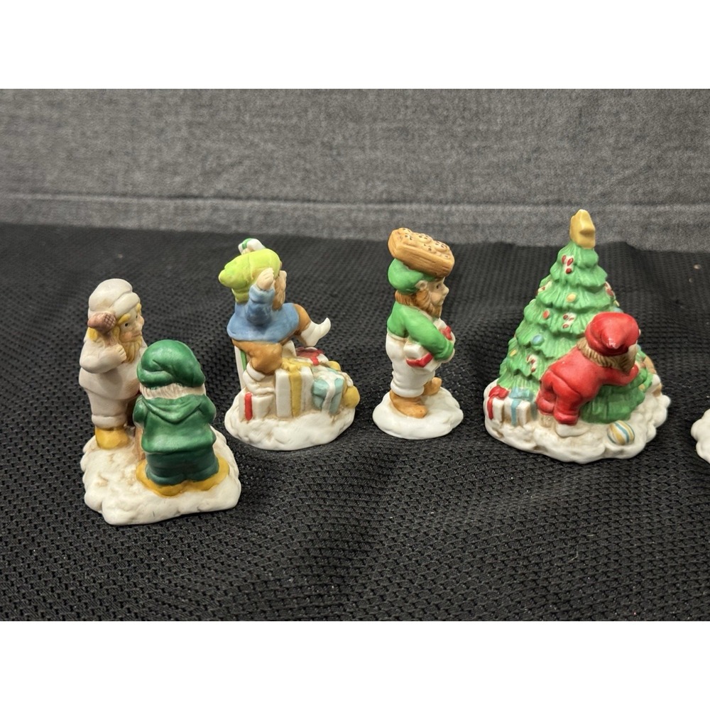 Vintage Miniature Christmas Figurines, (Lot‎ Of 7) Mercuries USA, 1991. - Picture 7 of 16